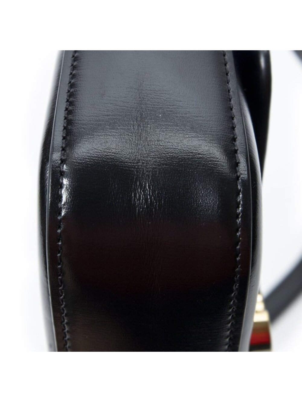 Celine Claude Black Smooth Scarf Skin Leather - Picture 8 of 11